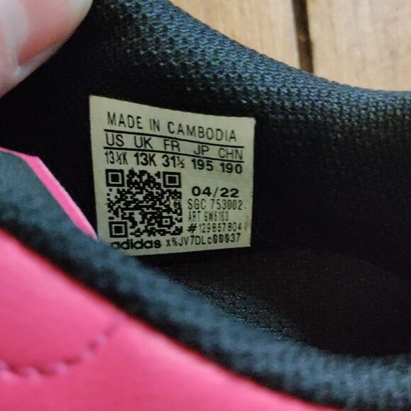 Adidas Pink Soccer Cleats Size 13.5 Spring Colorful Activewear - Picture 8 of 8